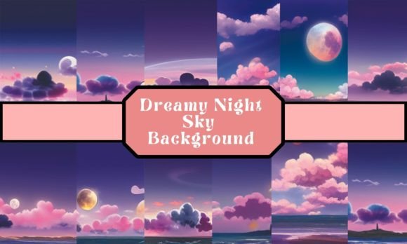 Dreamy Purple NightSky Beach Backgrounds: A Creative Powerhouse for Modern Design