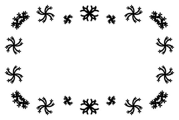 Elegant Black Frame Clipart: A Versatile Design Element for Creative Projects