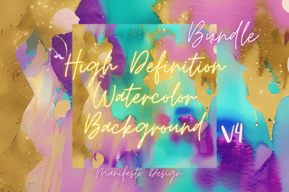 High Resolution Watercolor Background V4: Enhancing Digital Art with Organic Textures