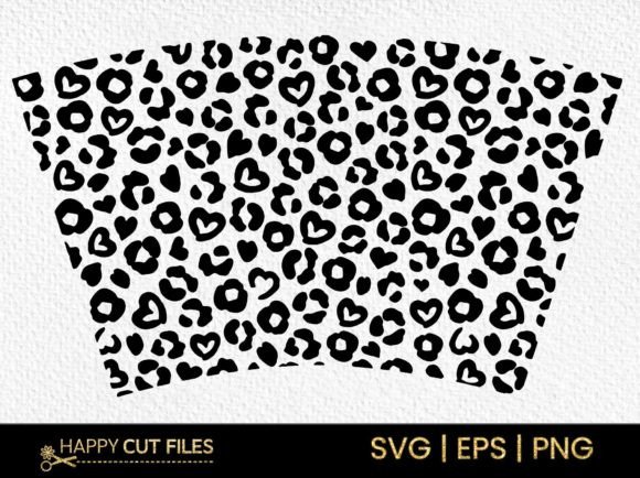 Leopard Heart Print Tumbler Warp Svg: A Versatile Design for Creative Projects