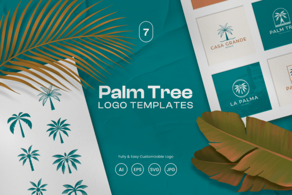 Palm Tree Logo Templates: A Modern and Versatile Design Solution