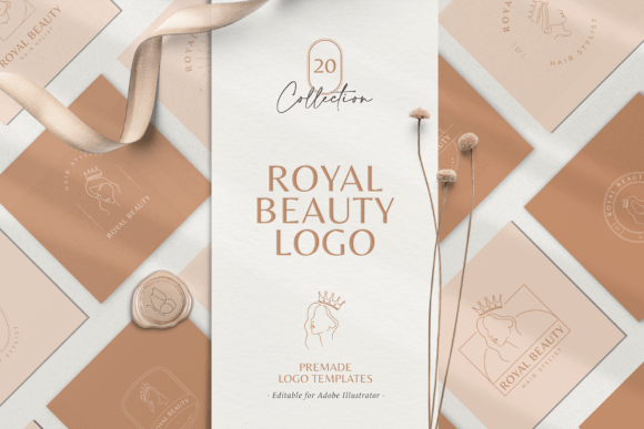 Royal Beauty Premade Logo Template