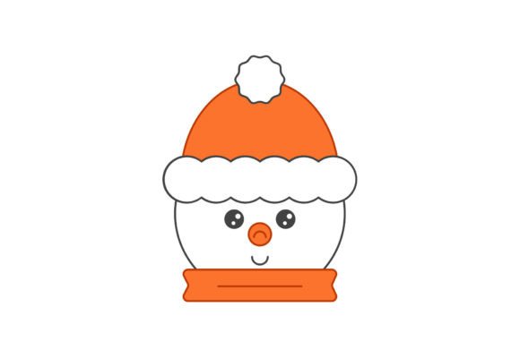 Snowman Clipart Vector SVG for Creative Projects